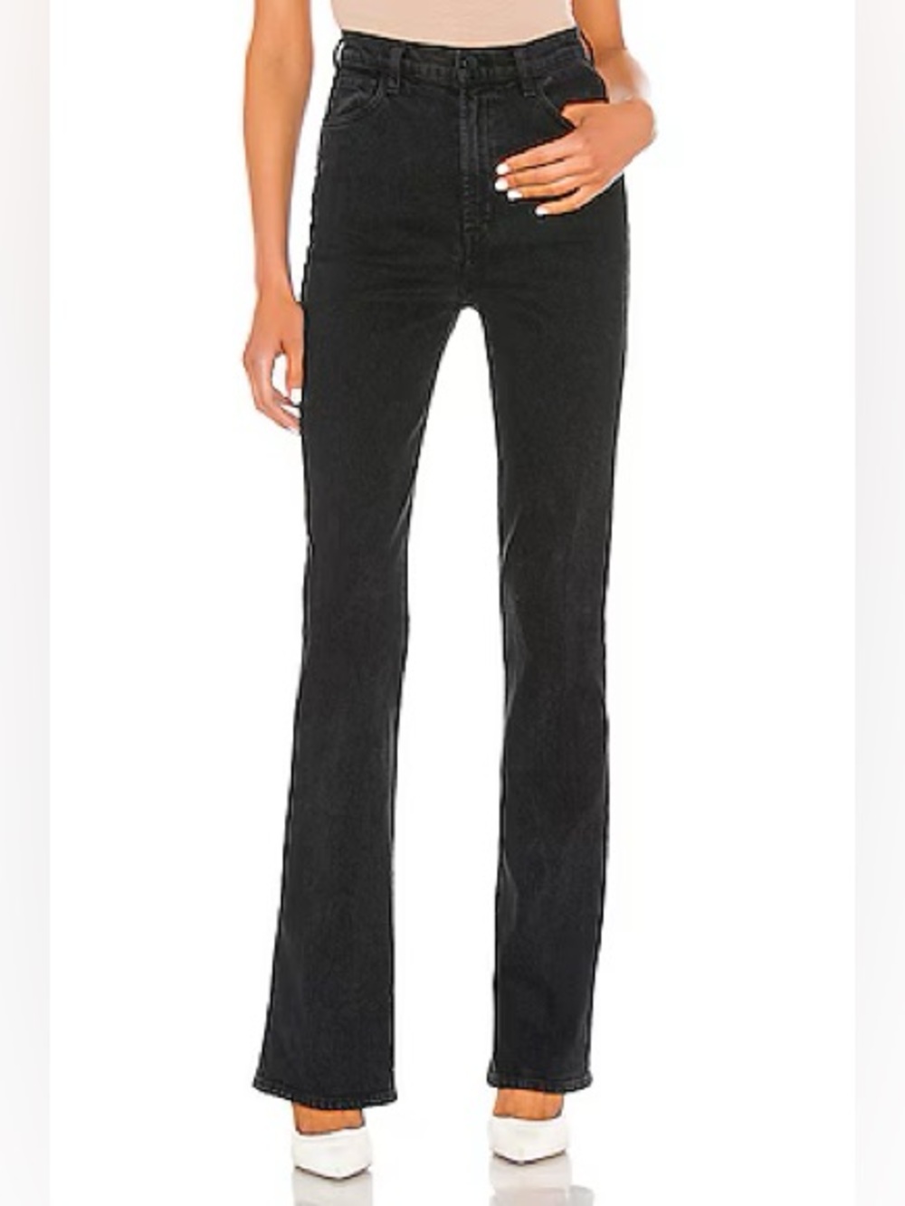J Brand 1219 runway bootcut Black High-Rise Jeans undercover